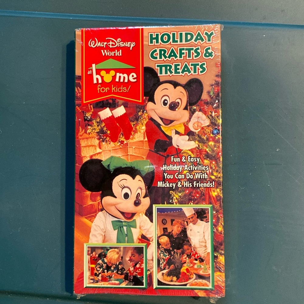 °o°🎄 Walt Disney Home For Kids “Holiday Crafts & Treats” VHS Tape 🎄°o°